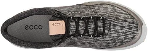 ECCO Men's Biom Hybrid 3 Gore-Tex Golf Shoe, Black/Buffed Silver, 41 M EU (7-7.5 US)