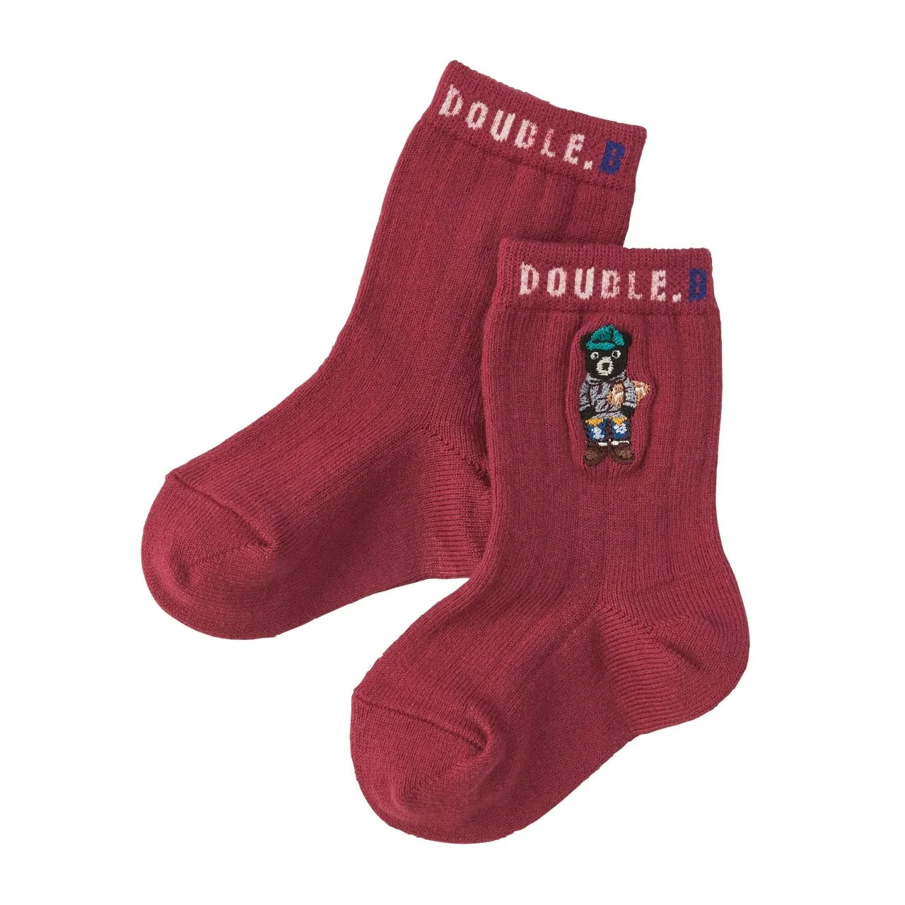 Embroidery Crew Socks