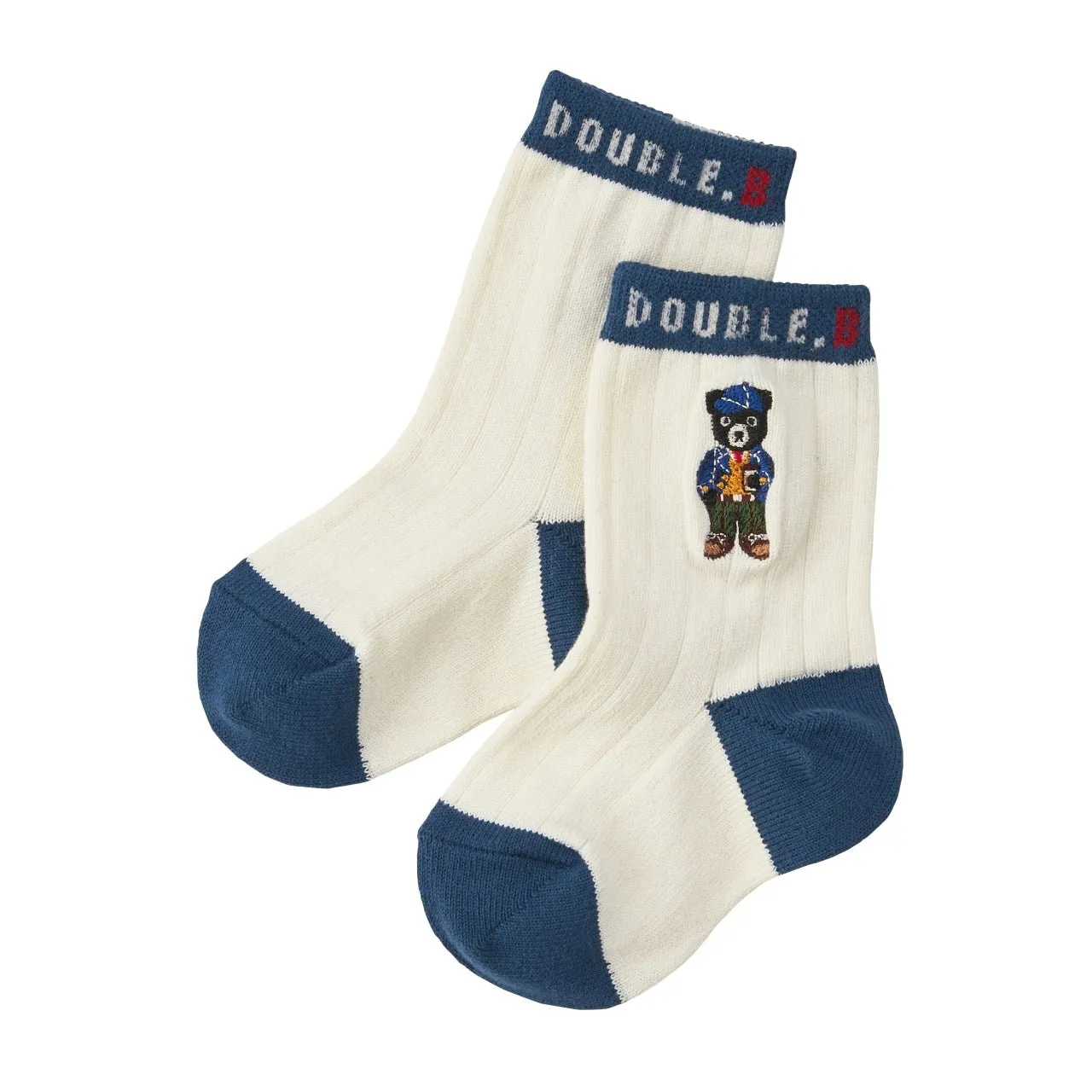 Embroidery Crew Socks