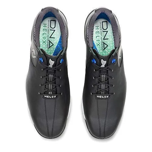 FootJoy Men's D.N.A. Helix-Previous Season Style Golf Shoes Black 11 XW US