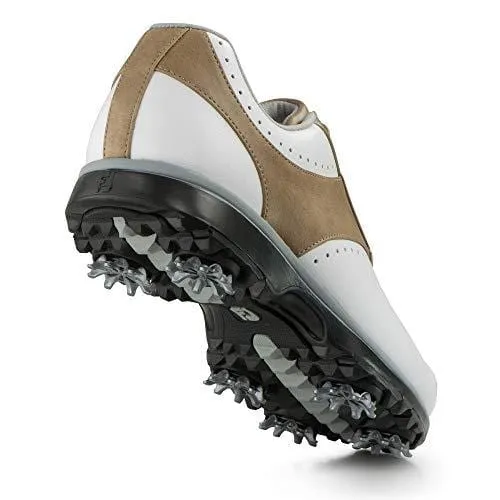 FootJoy Women's Emerge-Previous Season Style Golf Shoes White 10 M Taupe, US