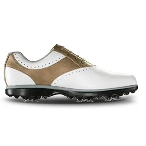 FootJoy Women's Emerge-Previous Season Style Golf Shoes White 10 M Taupe, US