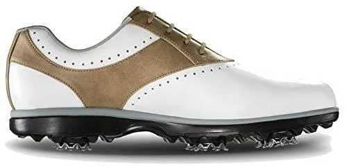 FootJoy Women's Emerge-Previous Season Style Golf Shoes White 7.5 M Taupe, US