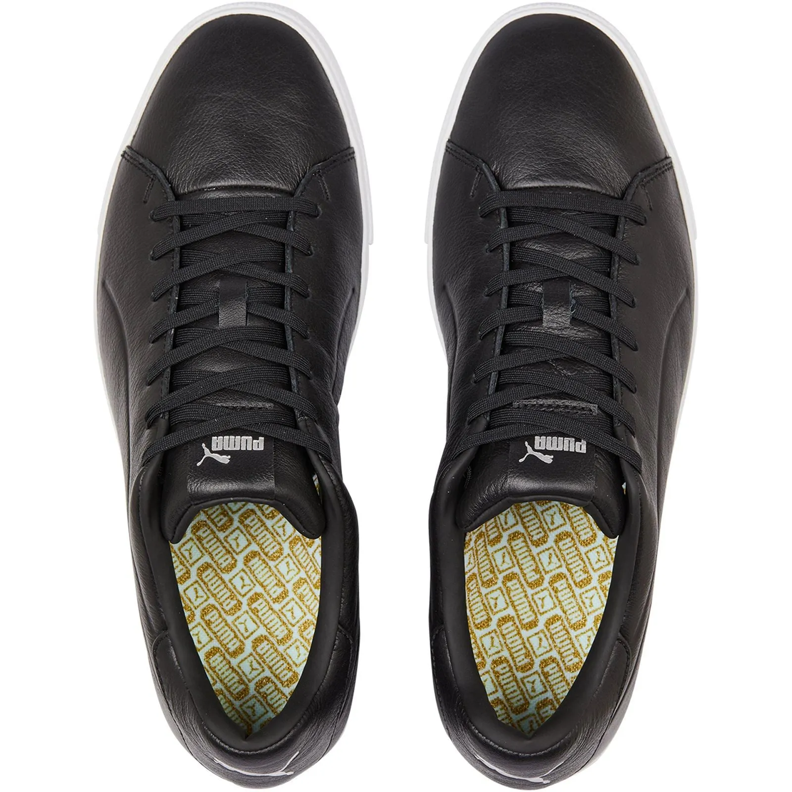 Fusion Classic Waterproof Spikeless Golf Shoes Black - SS24