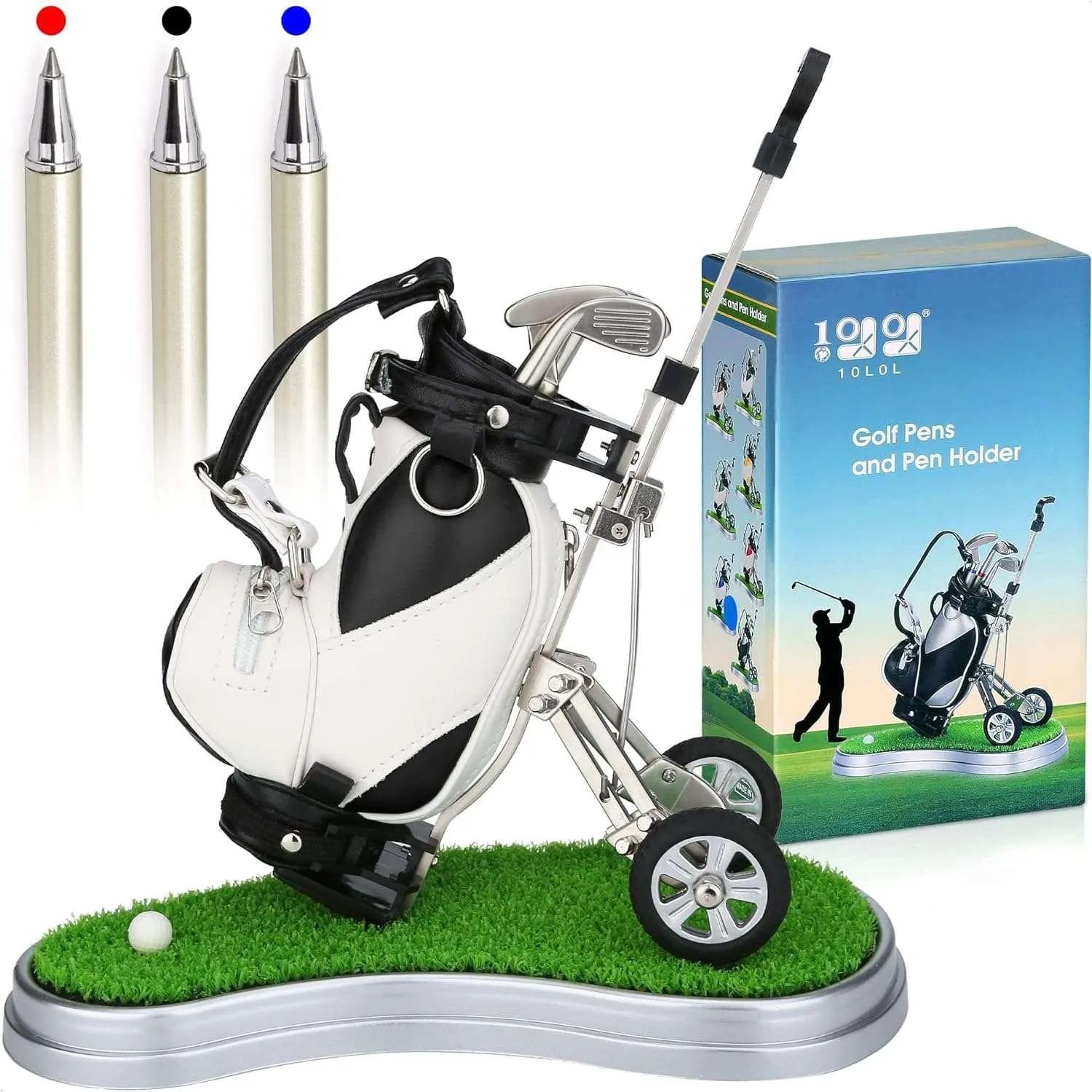 Golf Accessories Desk Decoration Cool Unique Golf Bag Pen Holder Gifts Souvenirs - 10L0L