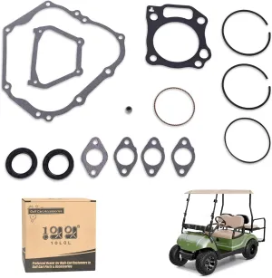 Golf Cart Engine Gaskets Seals Rings Rebuild Kit for Yamaha G16 G20 1996-2002,G11 1997-2001 - 10L0L