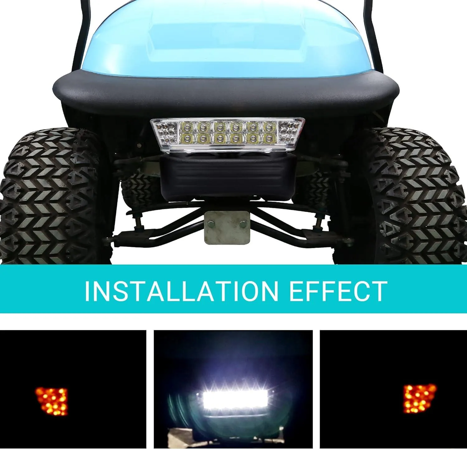 Golf Cart Headlight with Bumper for Club Car Precedent - 10L0L