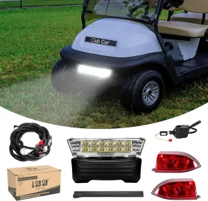 Golf Cart Light Headlight Tail Light Kit for Club Car - 10L0L