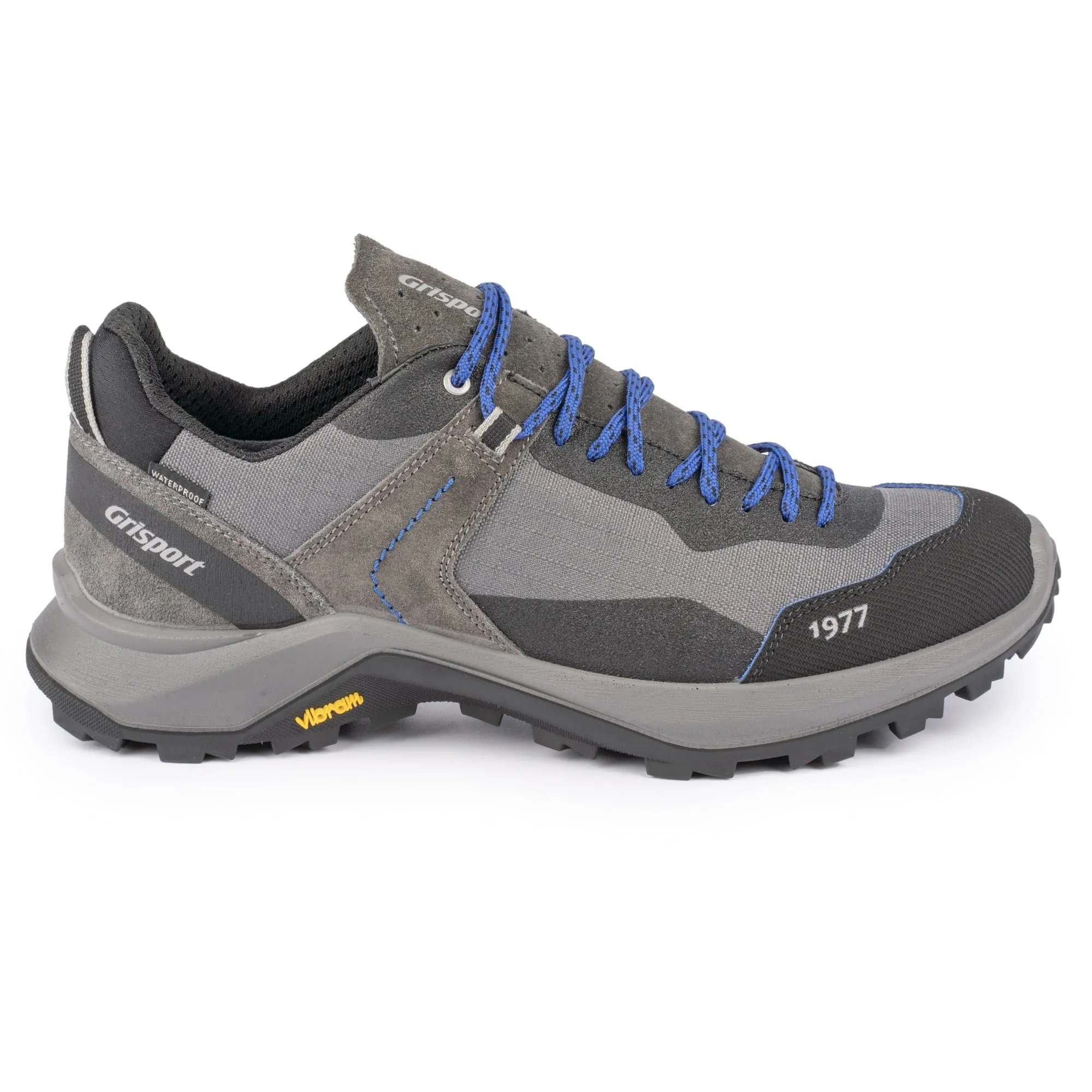 Grisport Trident Mens Grey Walking Hiking Leather Shoes