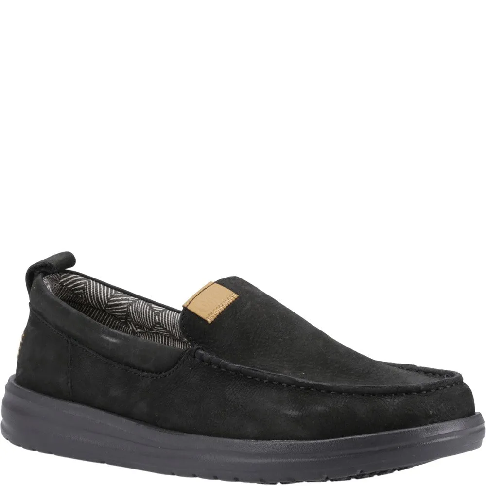 HEYDUDE Wally Grip Moc Craft Leather Shoe