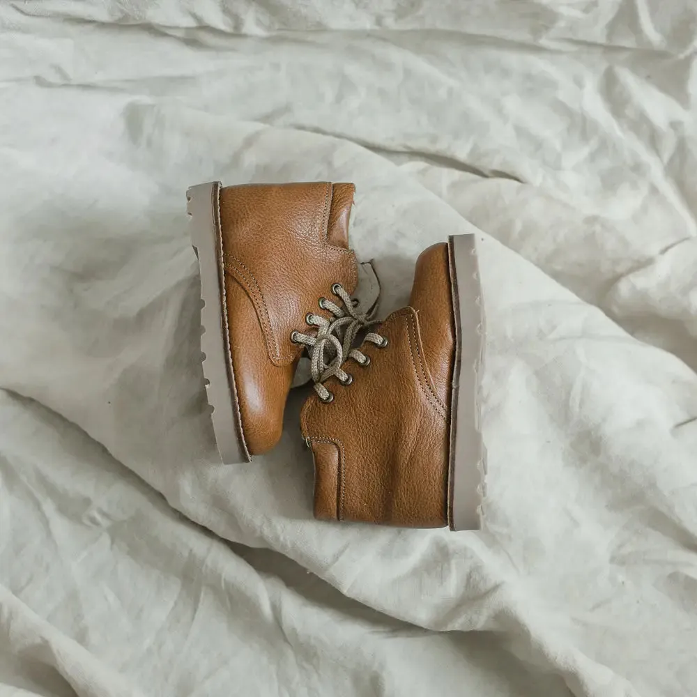 High Top Boot - Cognac