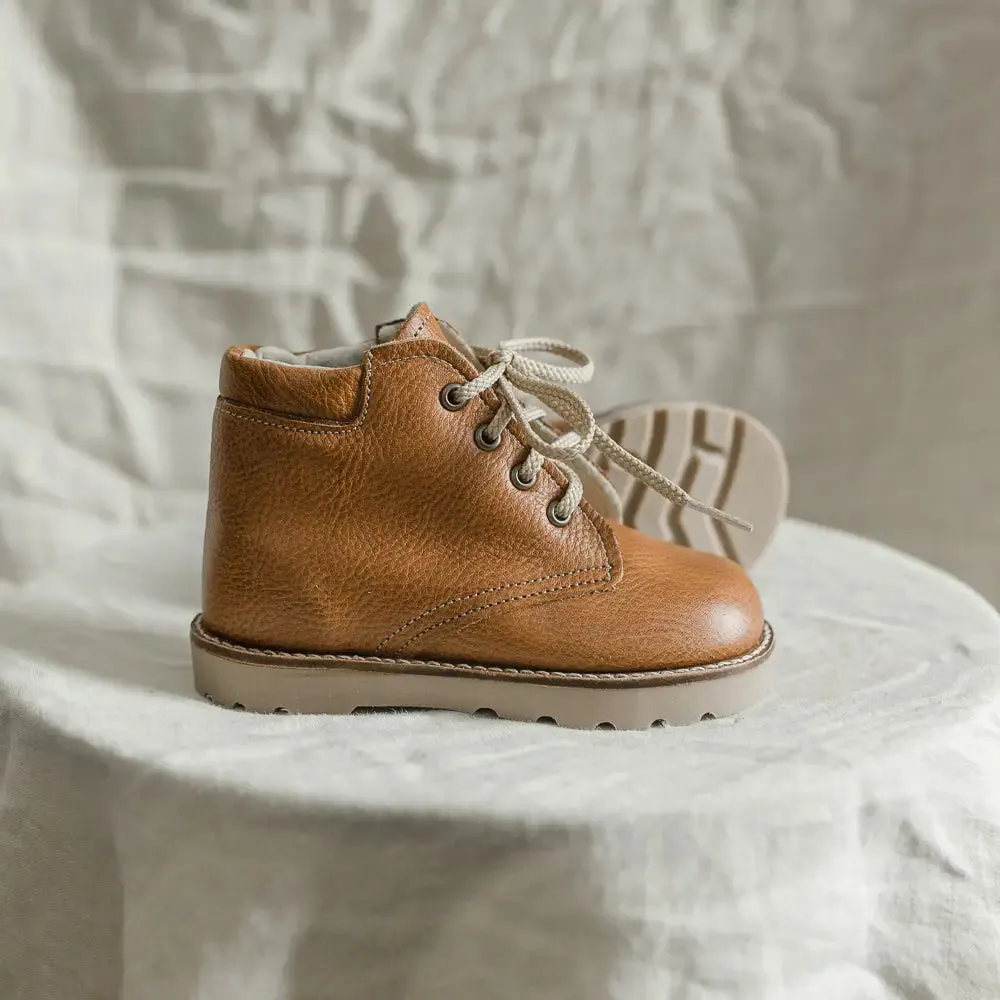 High Top Boot - Cognac