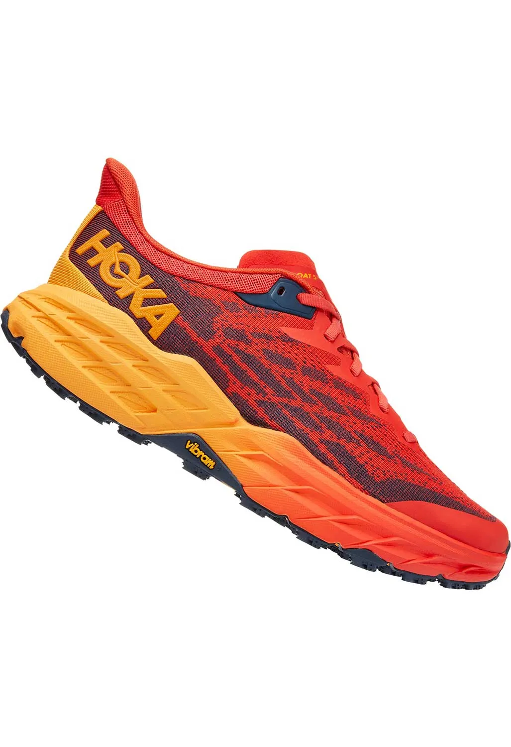 Hoka Speedgoat 5 Men's Trail Shoes - Fiesta/Radiant Yellow