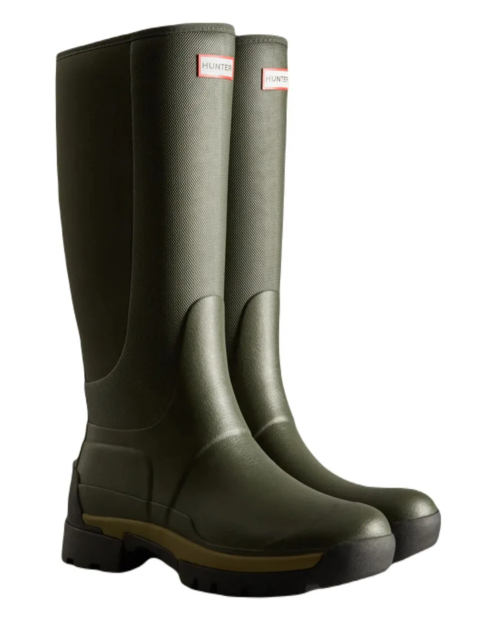 Hunter Mens Balmoral Hybrid Tall Wellington Boots