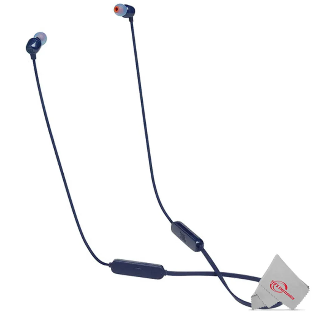 JBL TUNE 115BT Wireless In-ear Headphones with JBL Pure Bass sound BLUE