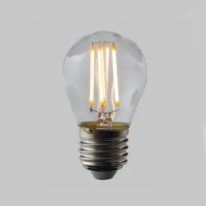 LED filament dimmable golf ball bulb - E27