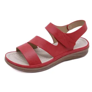 Lightweight Velcro Fastening Women's Oversized Sandals