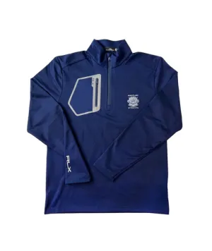 MEN&#039;S RLX GOLF PERFORMANCE JERSEY QUARTER-ZIP PULLOVER. WHISTLING STRAITS® LOGO EXCLUSIVELY. 2 COLOR OPTIONS