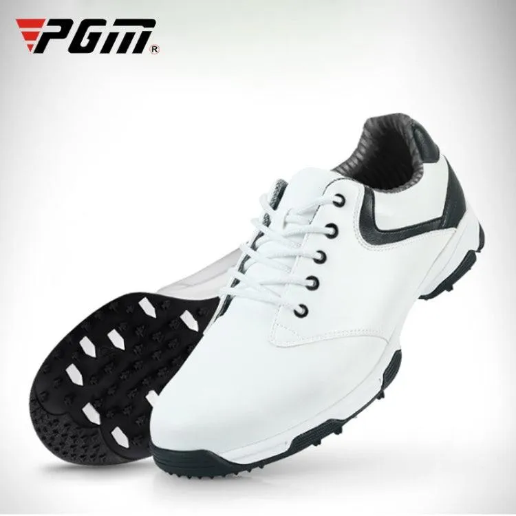 Men's PGM Golf Waterproof Slip-Resistant Microfiber Leather Sneakers