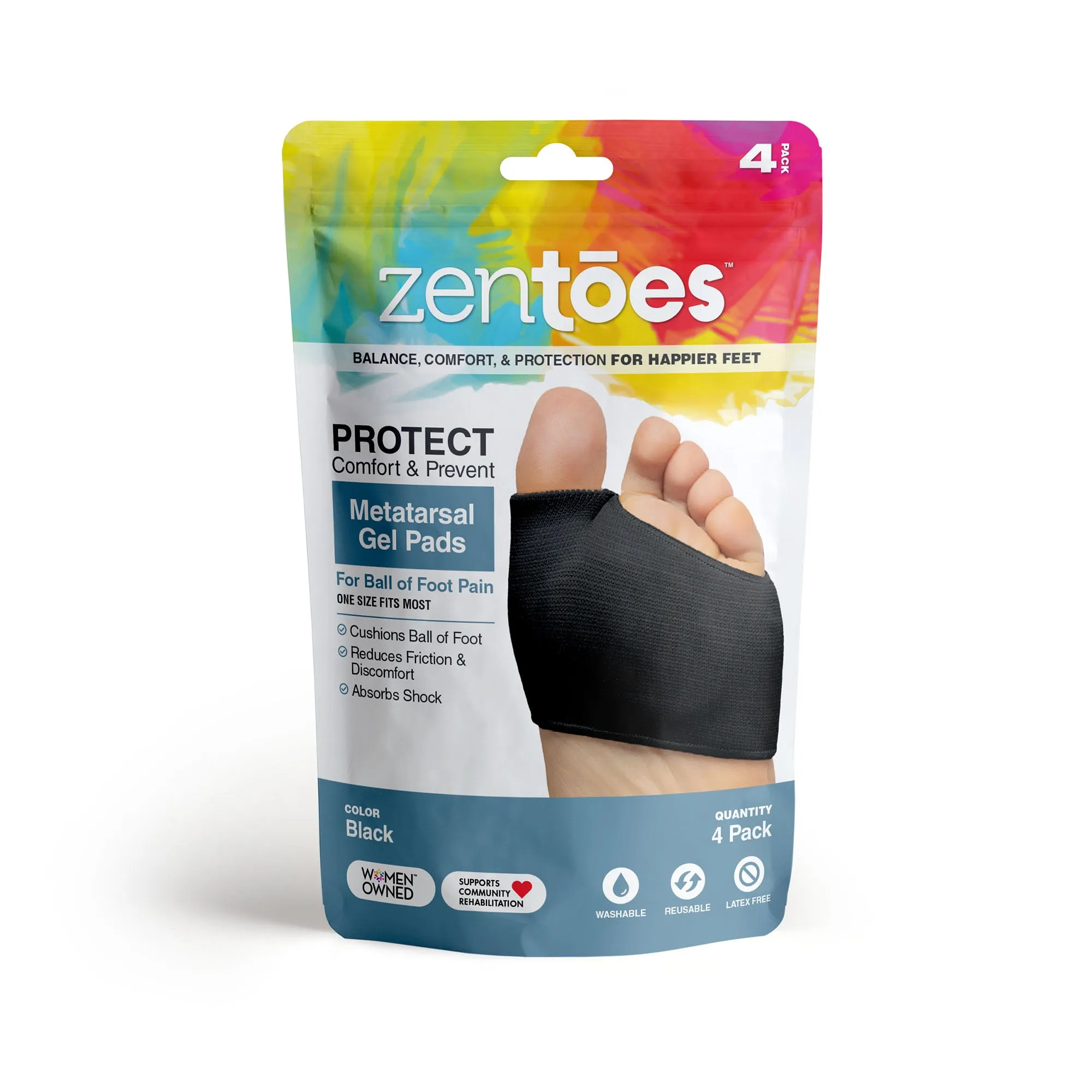 Metatarsal Sleeves with Gel Pads