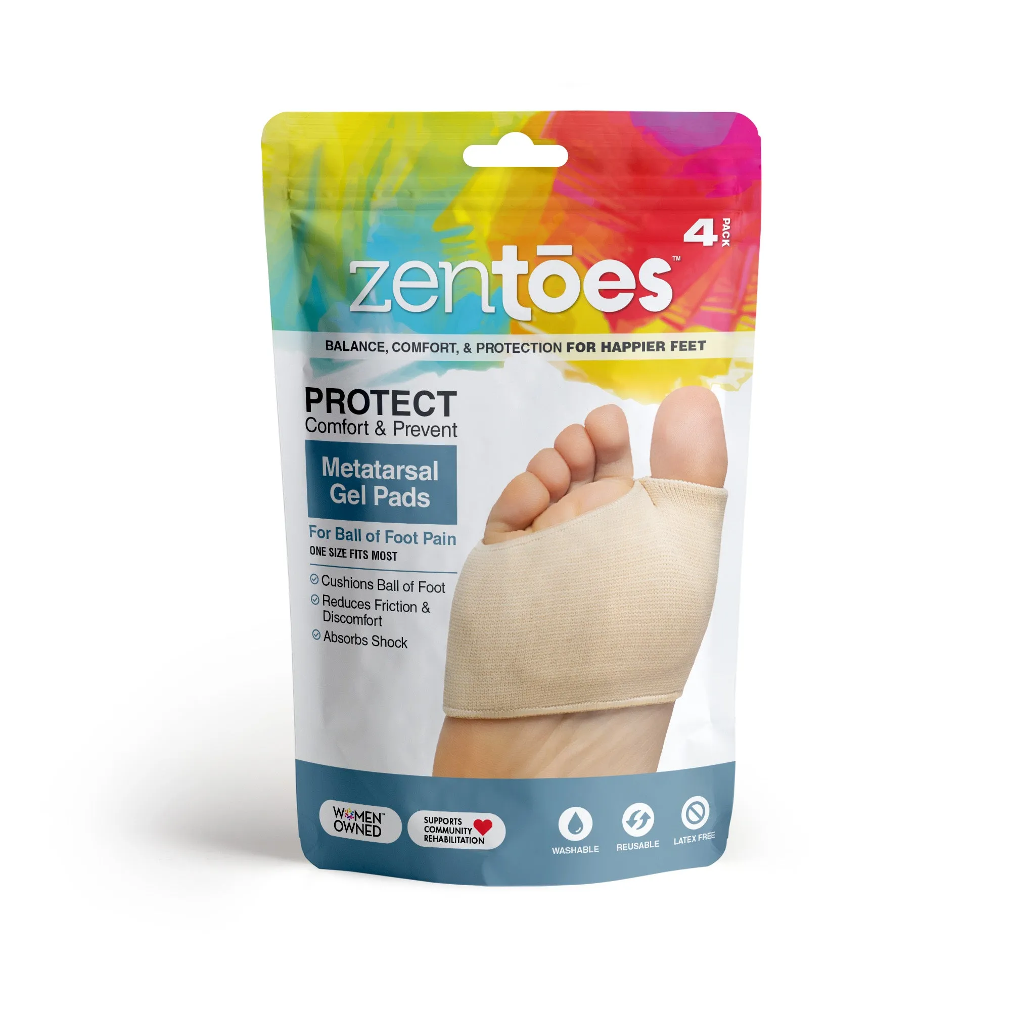 Metatarsal Sleeves with Gel Pads