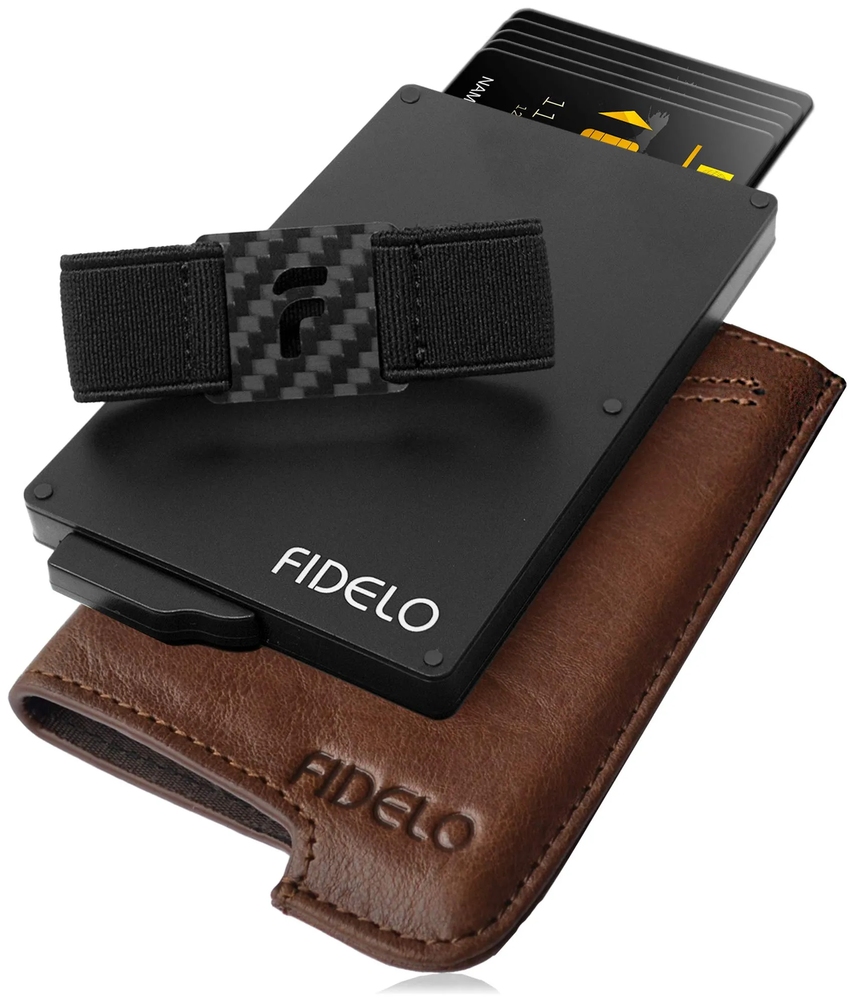 Minimalist Wallets Card Wallet - Hybrid Rfid Wallets For Men Slim Wallet