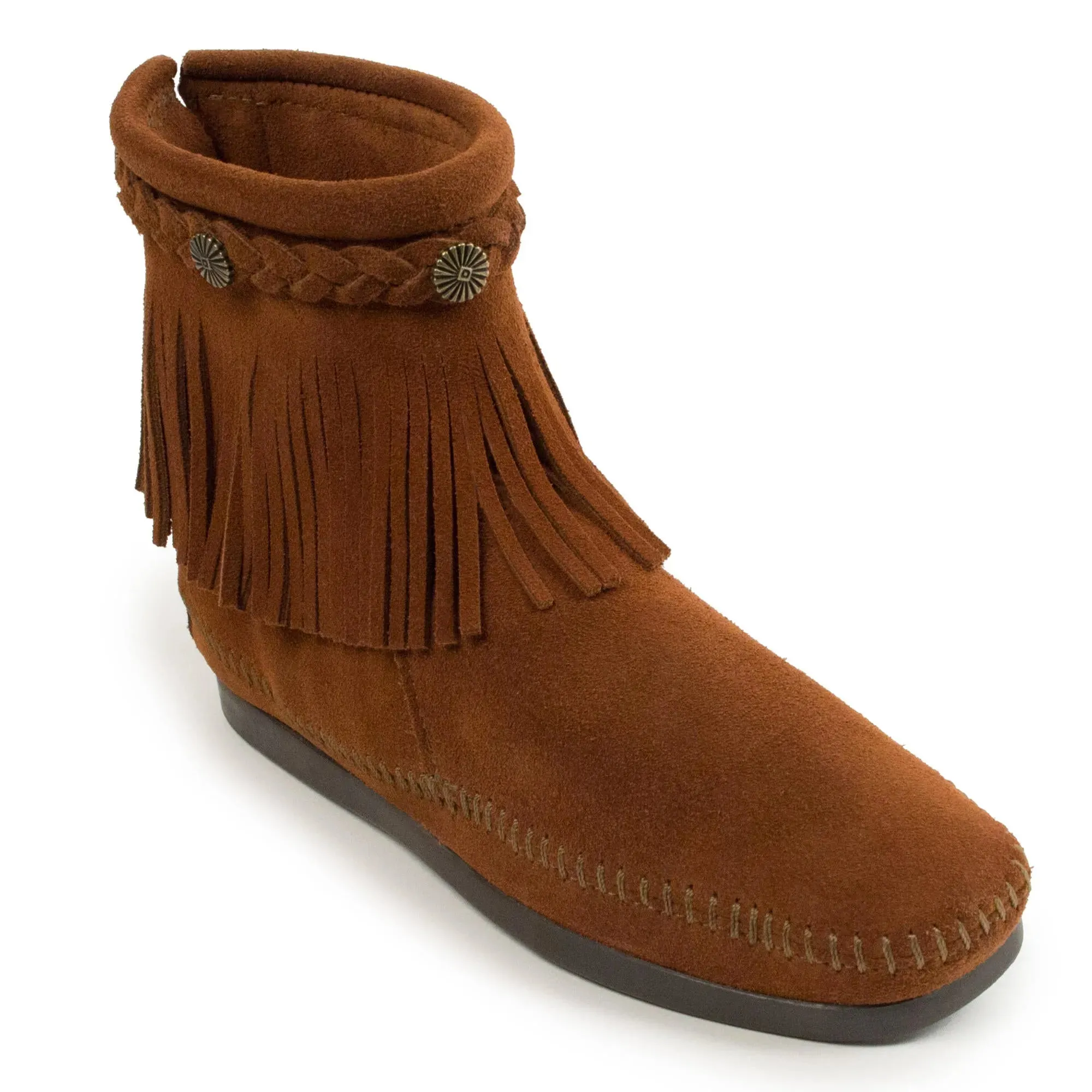 Minnetonka Hi Top Back Zip Boot - Womens Boots