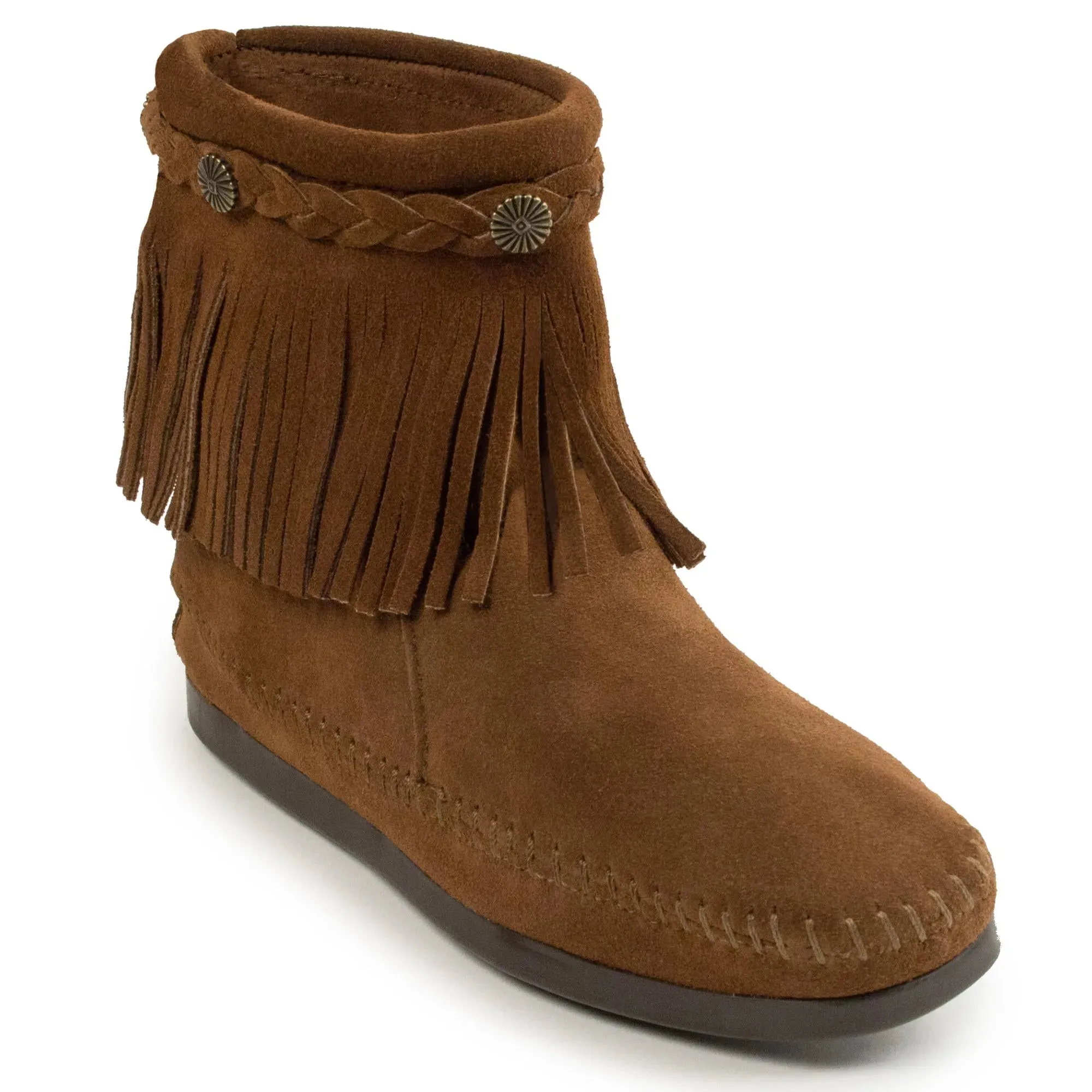 Minnetonka Hi Top Back Zip Boot - Womens Boots