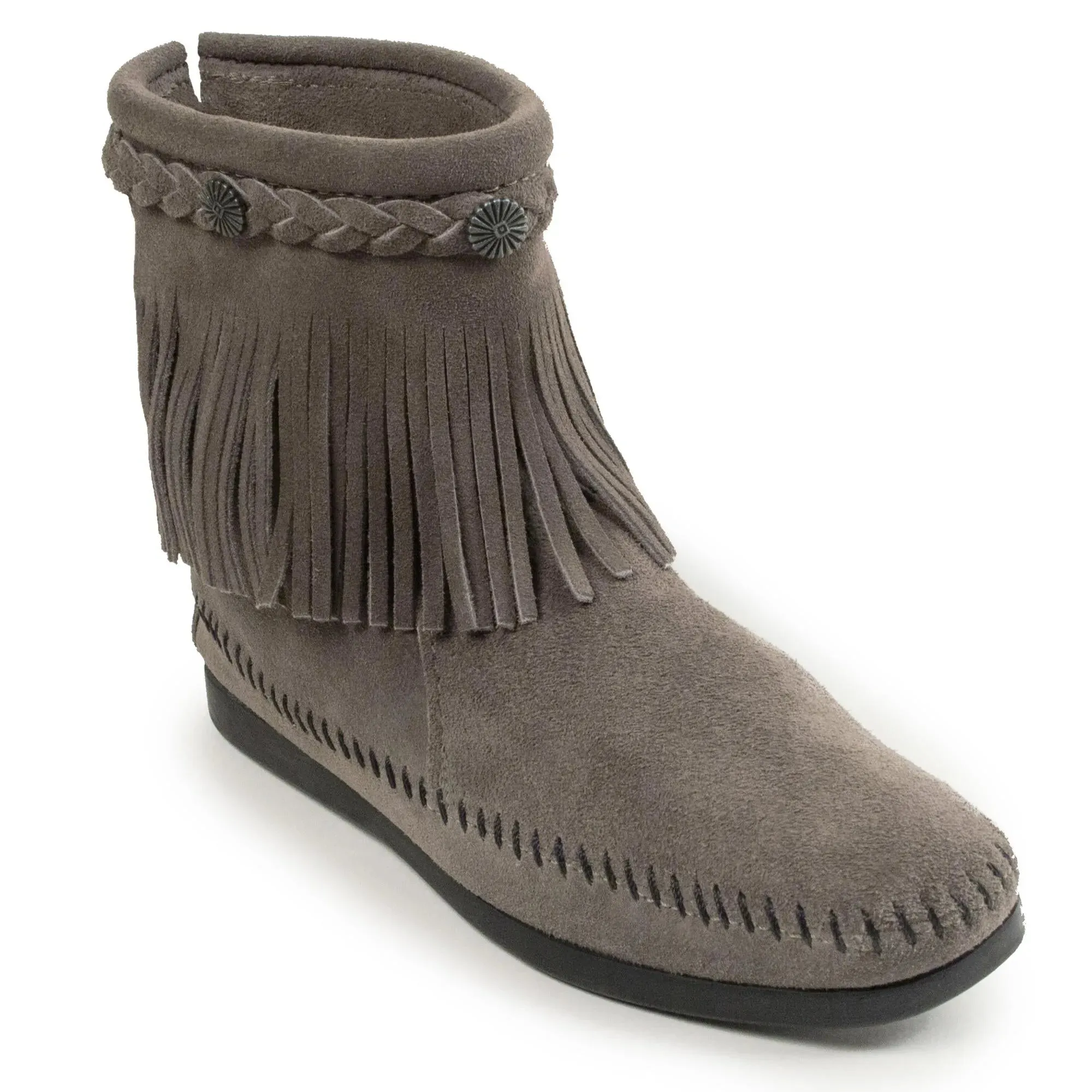 Minnetonka Hi Top Back Zip Boot - Womens Boots