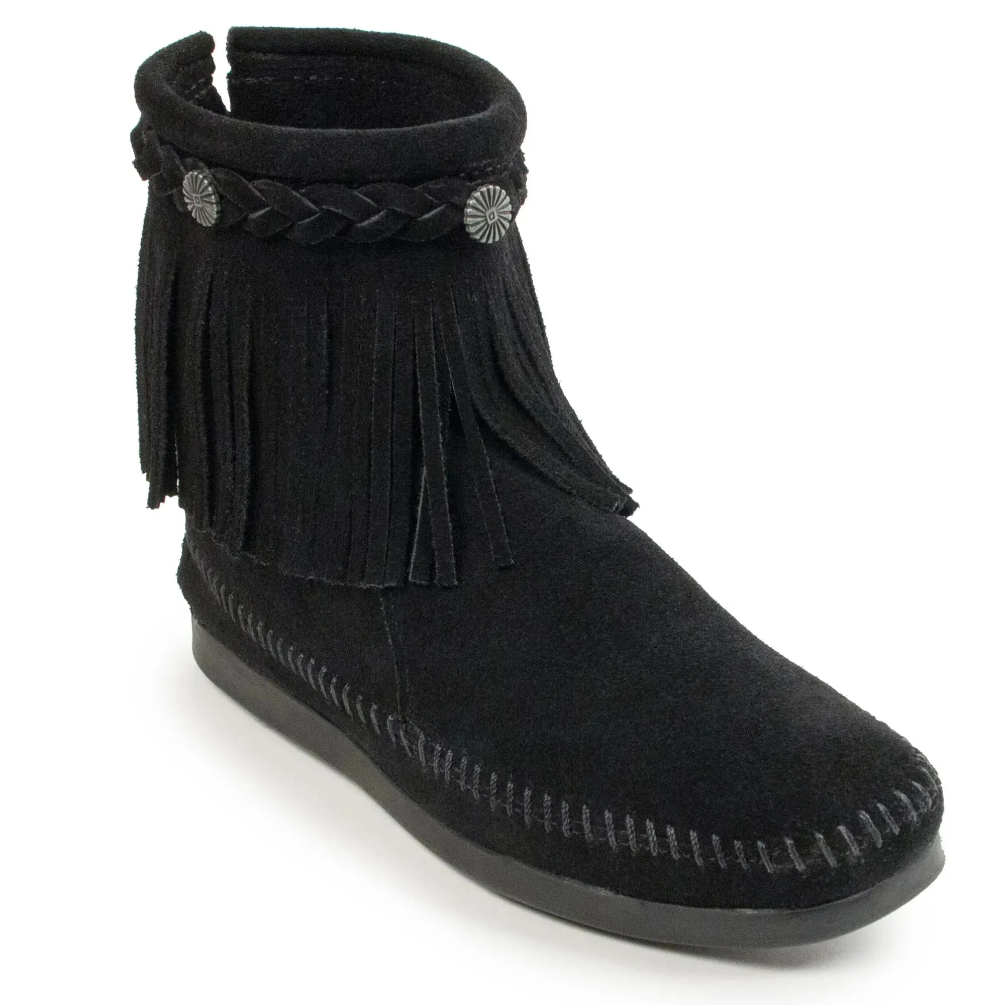 Minnetonka Hi Top Back Zip Boot - Womens Boots