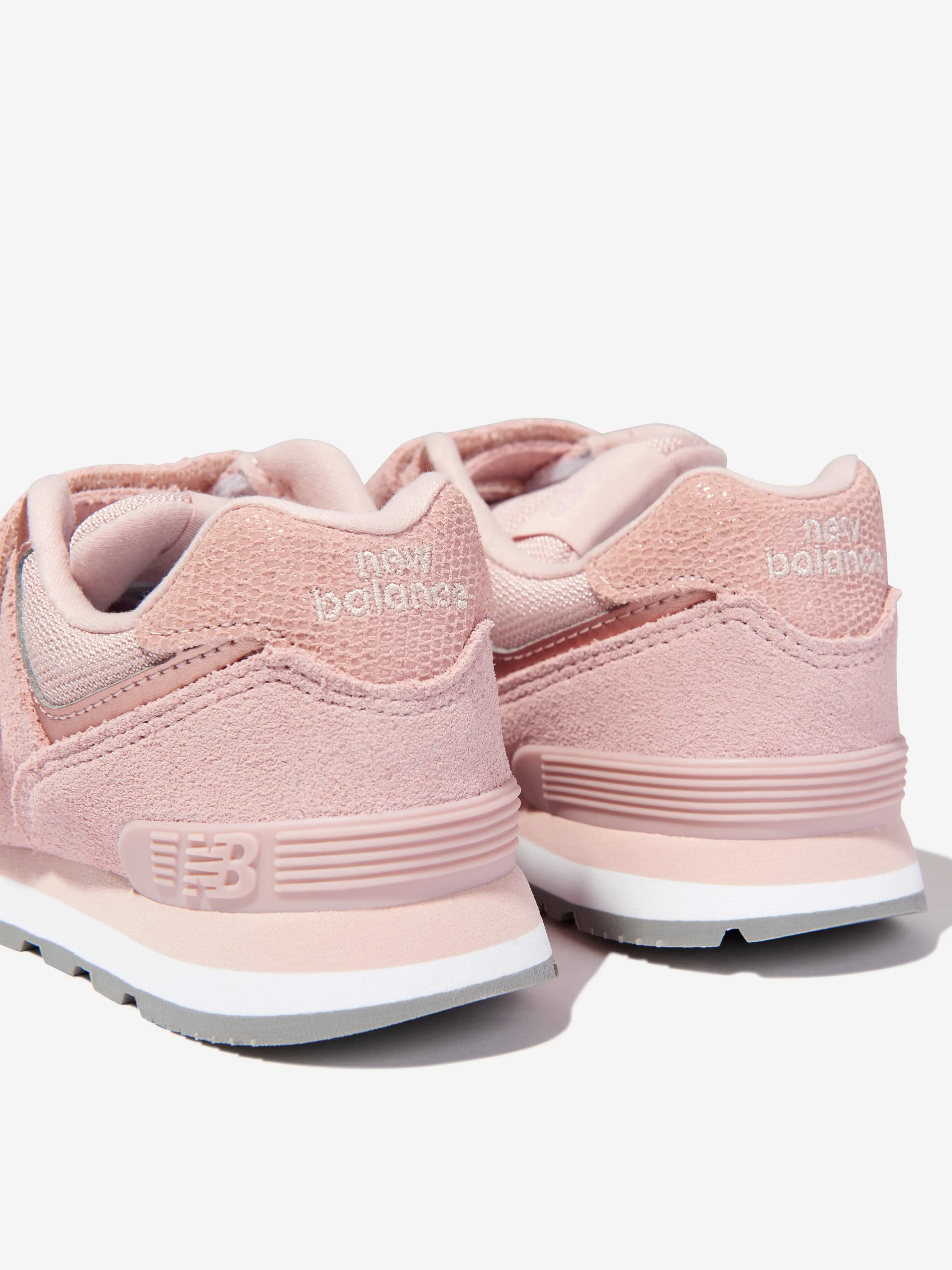 New Balance Girls 574 Pre Velcro Trainers