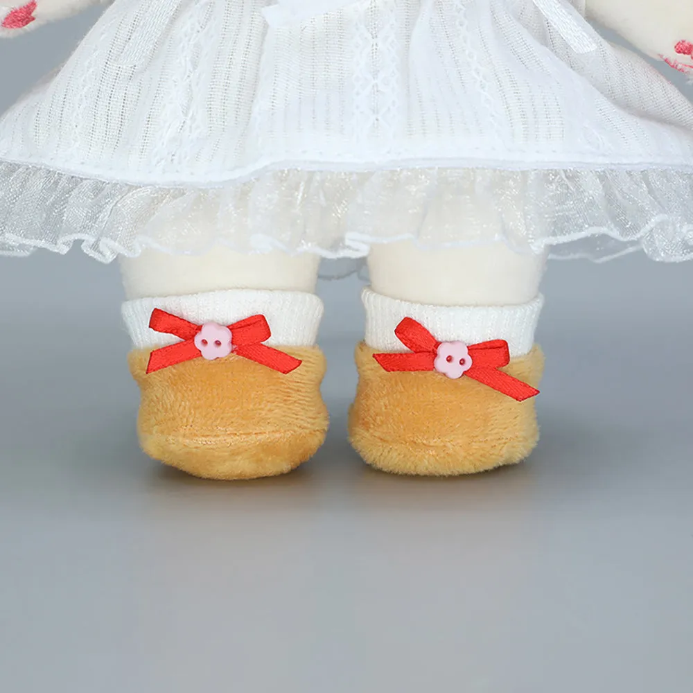 niannyyhouse 20cm Plush Doll Shoes 8in Stuffed Toy Dressup Gift