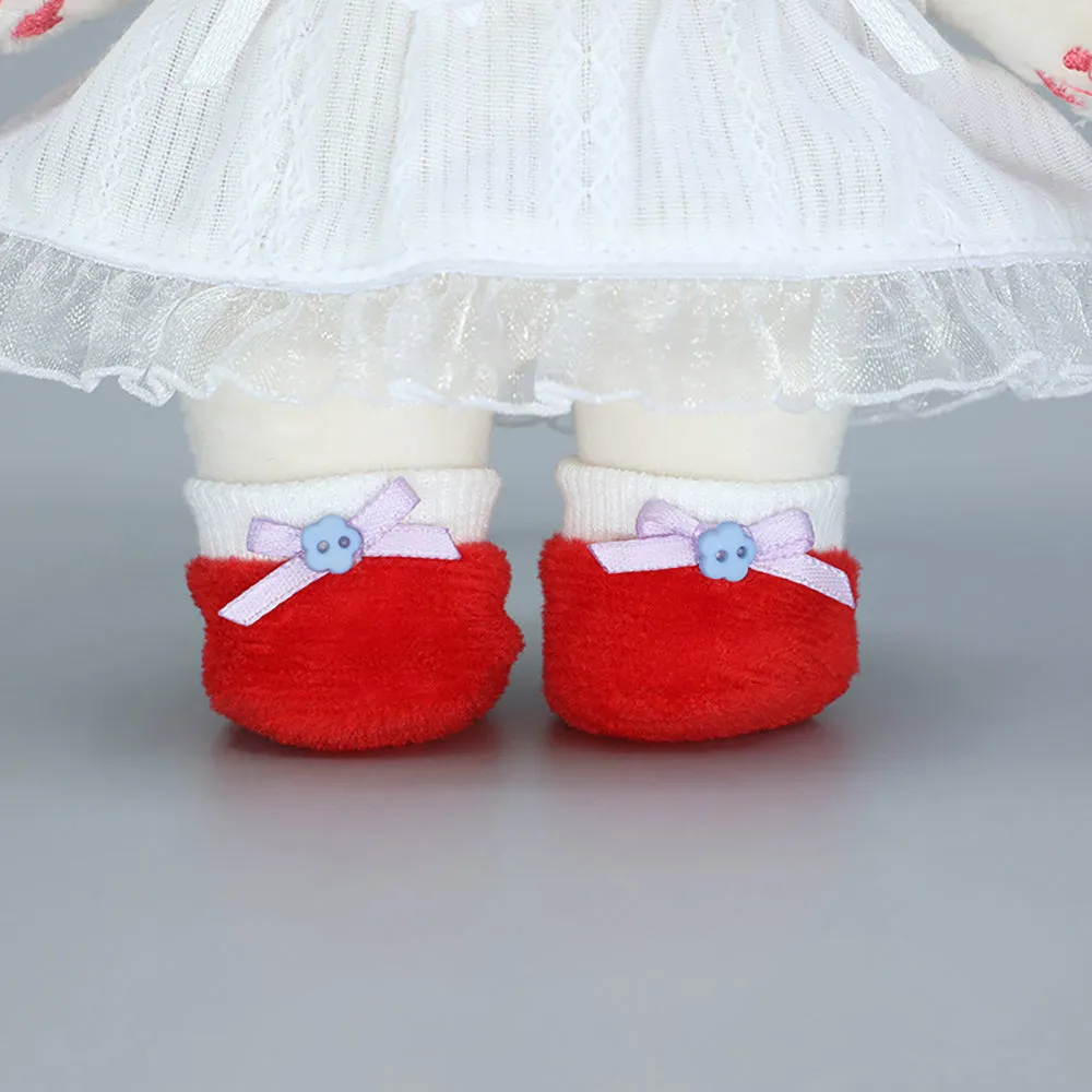 niannyyhouse 20cm Plush Doll Shoes 8in Stuffed Toy Dressup Gift