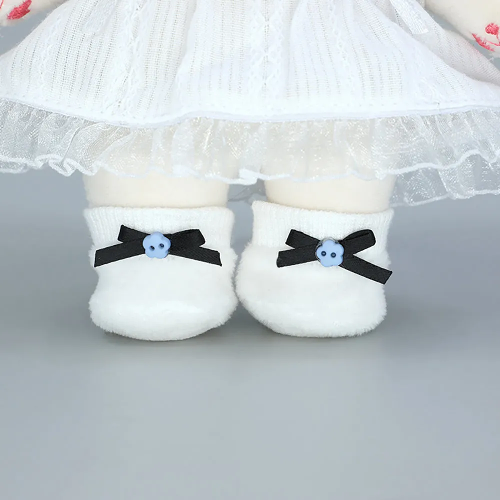 niannyyhouse 20cm Plush Doll Shoes 8in Stuffed Toy Dressup Gift