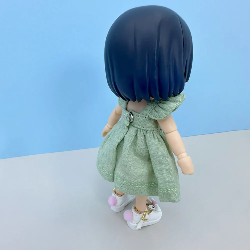 niannyyhouse OB11 1/12 BJD Doll Clothes Dress Bunny Shoes 4.3in Action Figures Doll Dressup