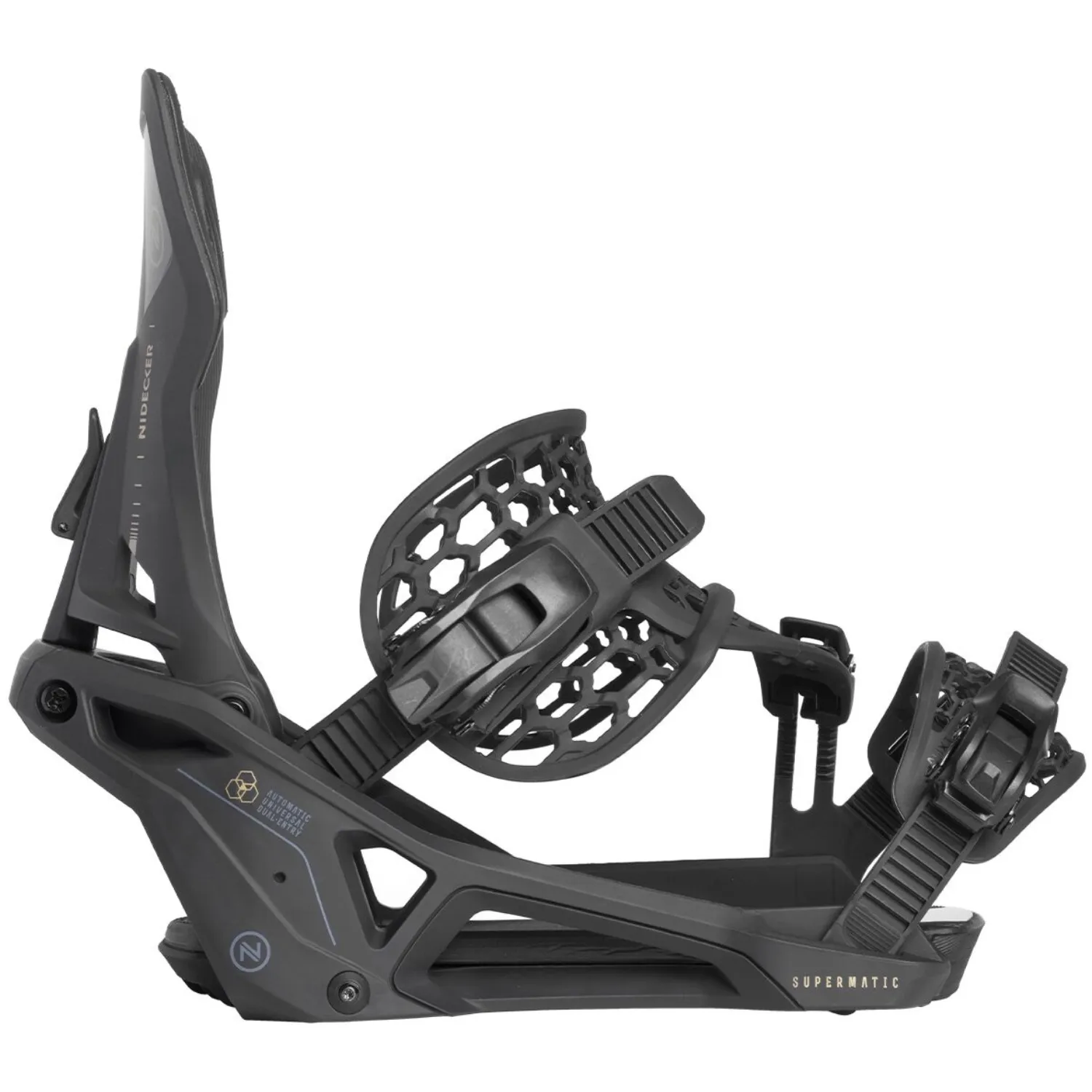 Nidecker Supermatic 2024 - Unisex Snowboard Bindings