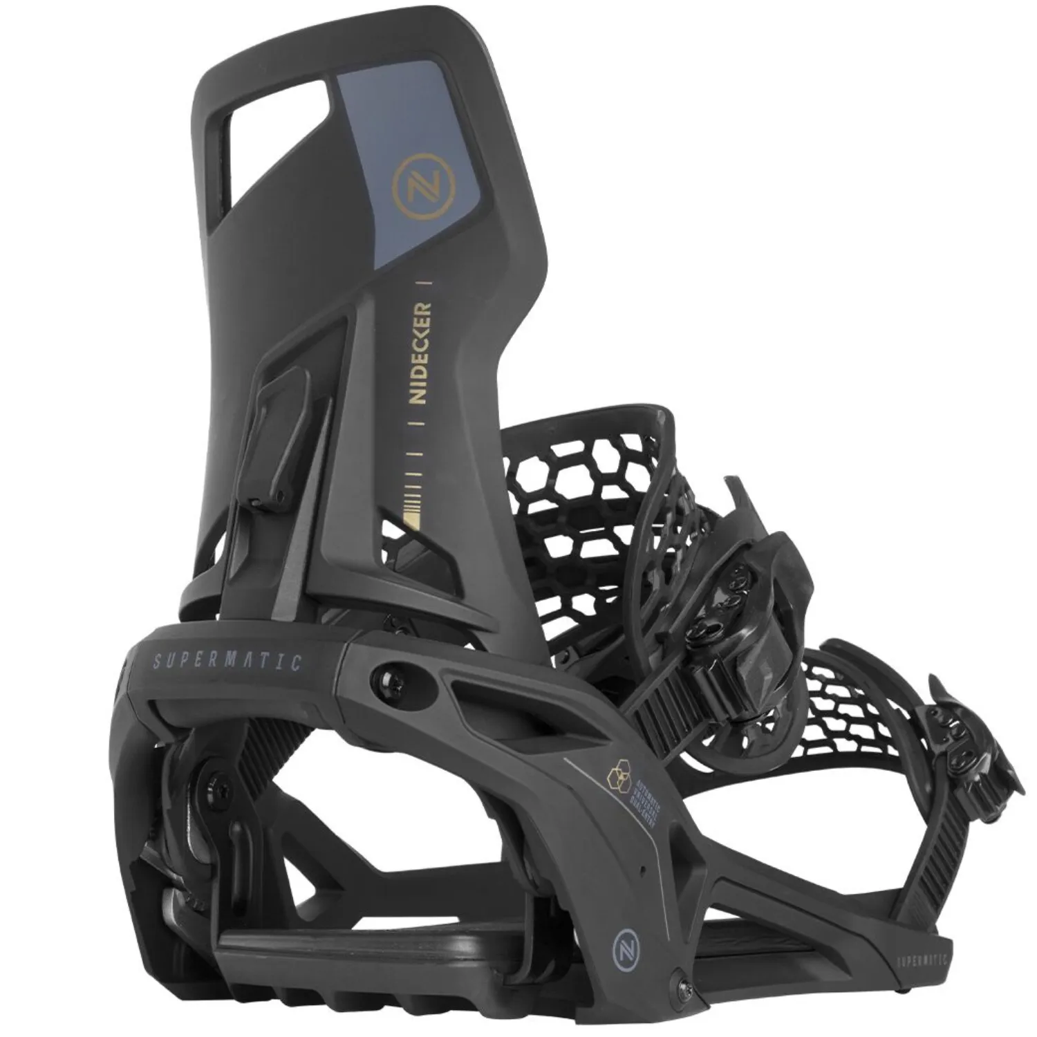 Nidecker Supermatic 2024 - Unisex Snowboard Bindings