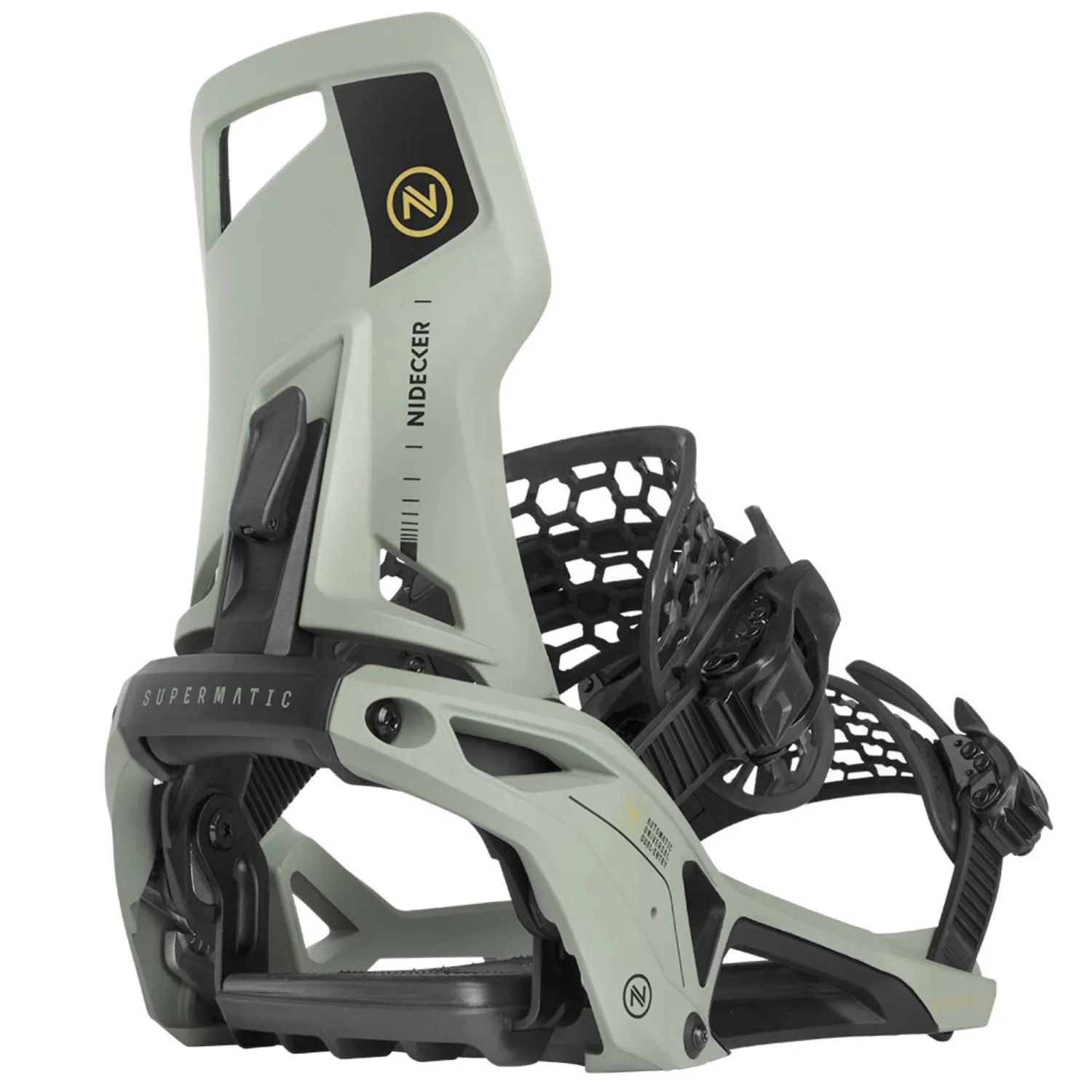 Nidecker Supermatic 2024 - Unisex Snowboard Bindings