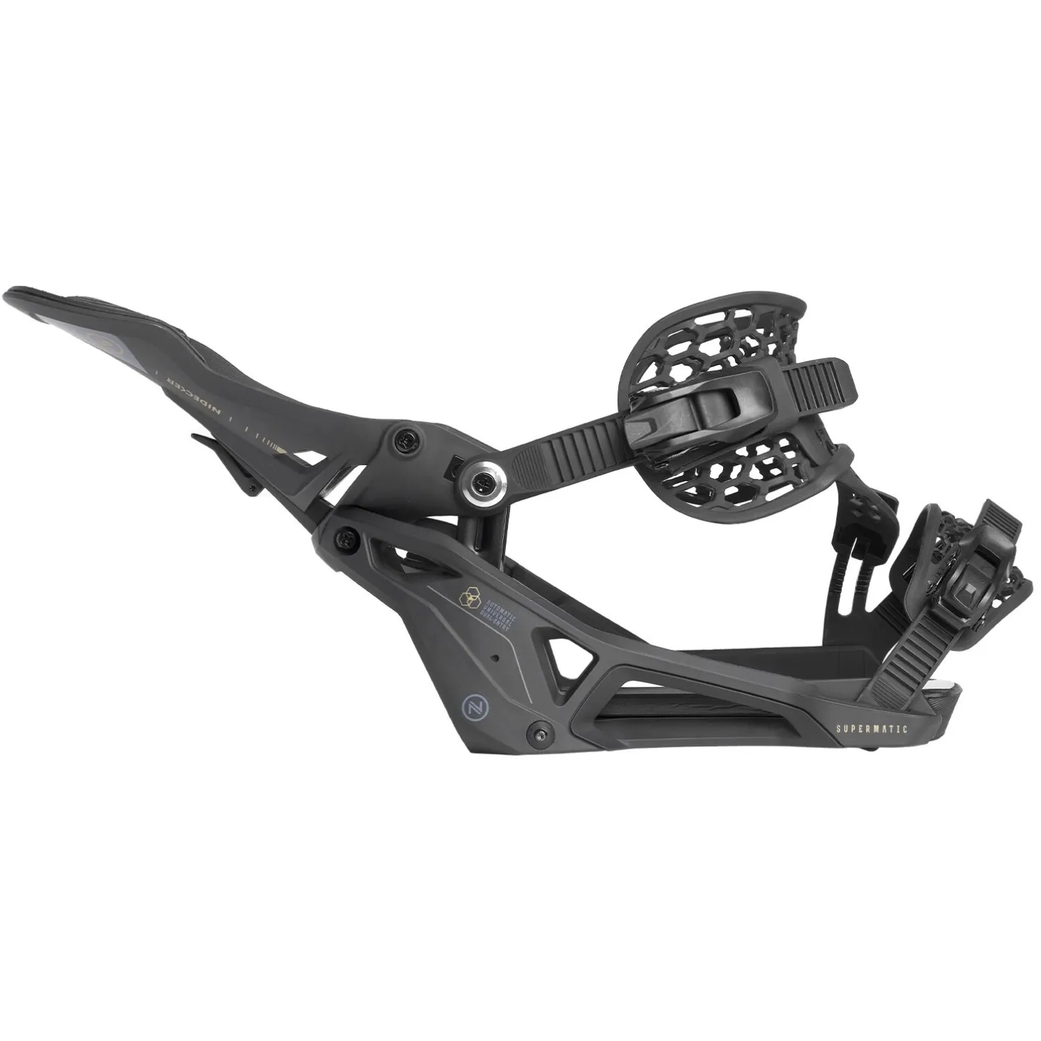 Nidecker Supermatic 2024 - Unisex Snowboard Bindings