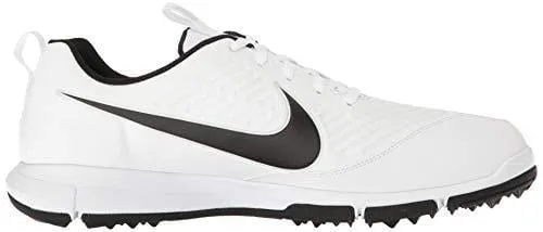 Nike Men's Explorer 2 Golf Shoe, White/Black, 10 M US