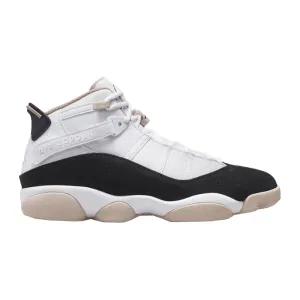 Nike Men's Jordan 6 Rings Shoes - White / Fossil Stone / Black