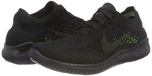 Nike Women's Free RN Flyknit Running Shoe Black/Anthracite 8 M US