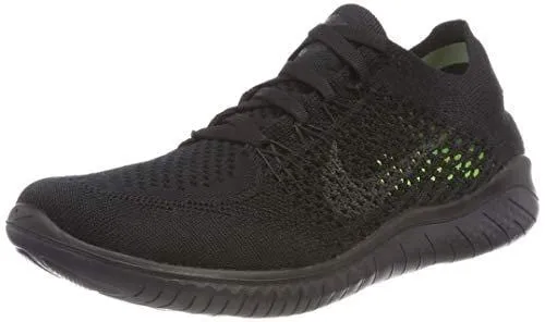 Nike Women's Free RN Flyknit Running Shoe Black/Anthracite 8 M US