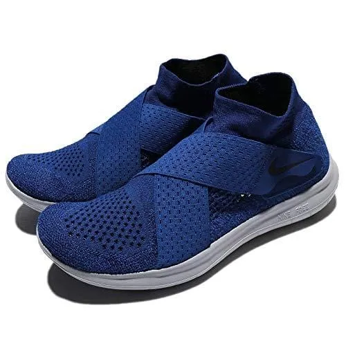 Nike Women's Free RN Motion FK 2017 Running Shoe (9 B(M) US, Binary Blue/Black-Obsidian)