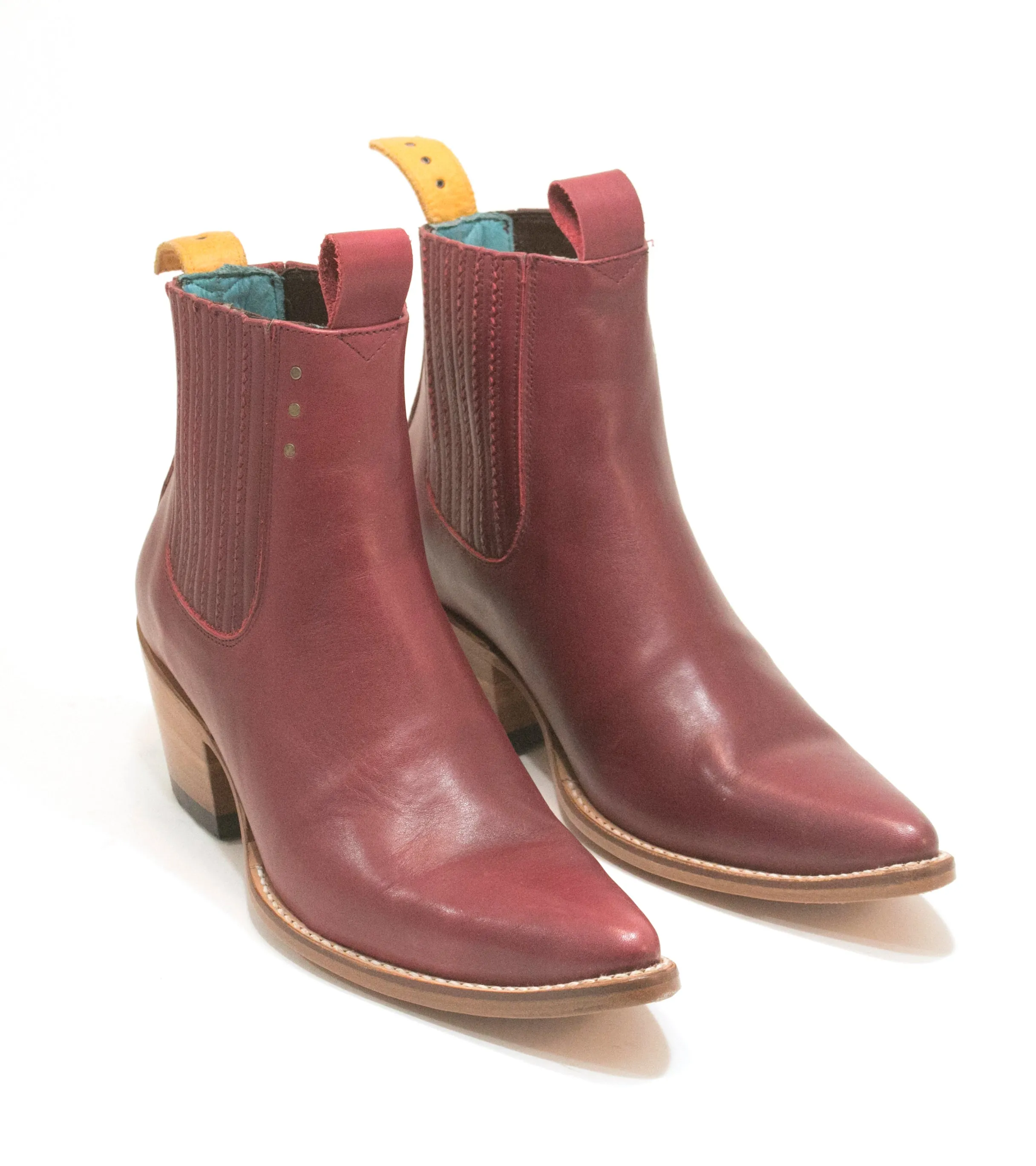 No.1001 FREEWAY chelsea boot Blood Leather