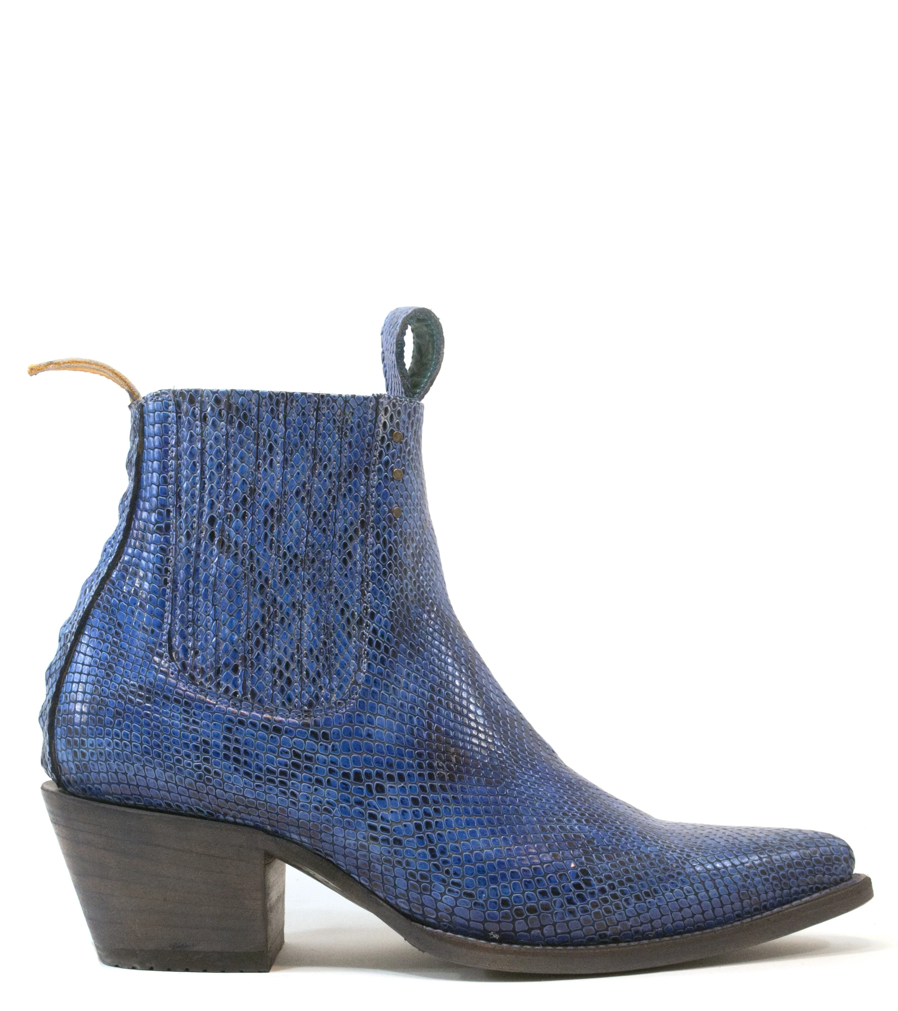 No.1001 FREEWAY chelsea boot deep sea serpentine WOMENS