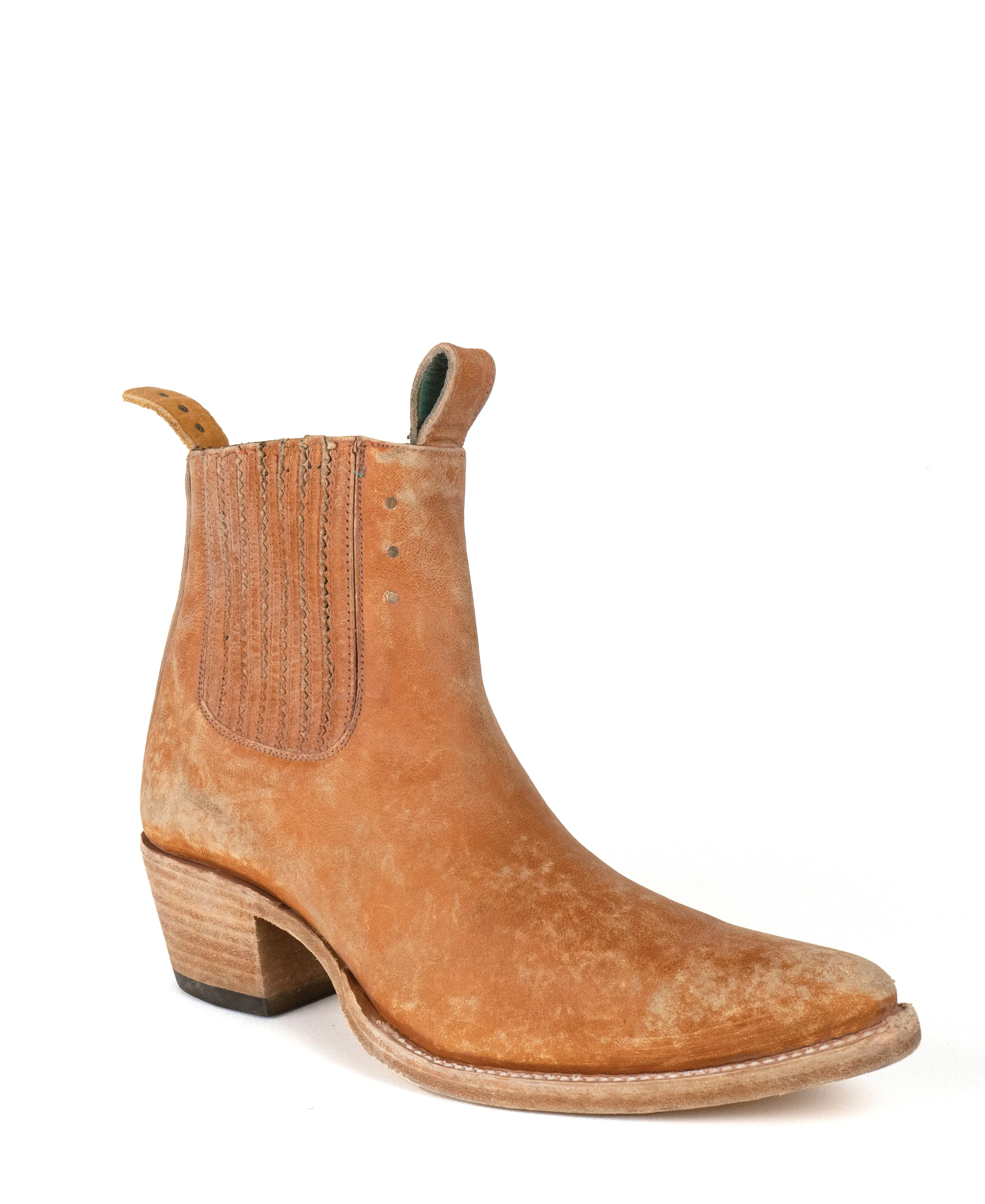 No.1001 FREEWAY chelsea boot Oak Playa veg tanned leather men's