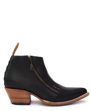 No.2005 FREEWAY ankle zip boot Black