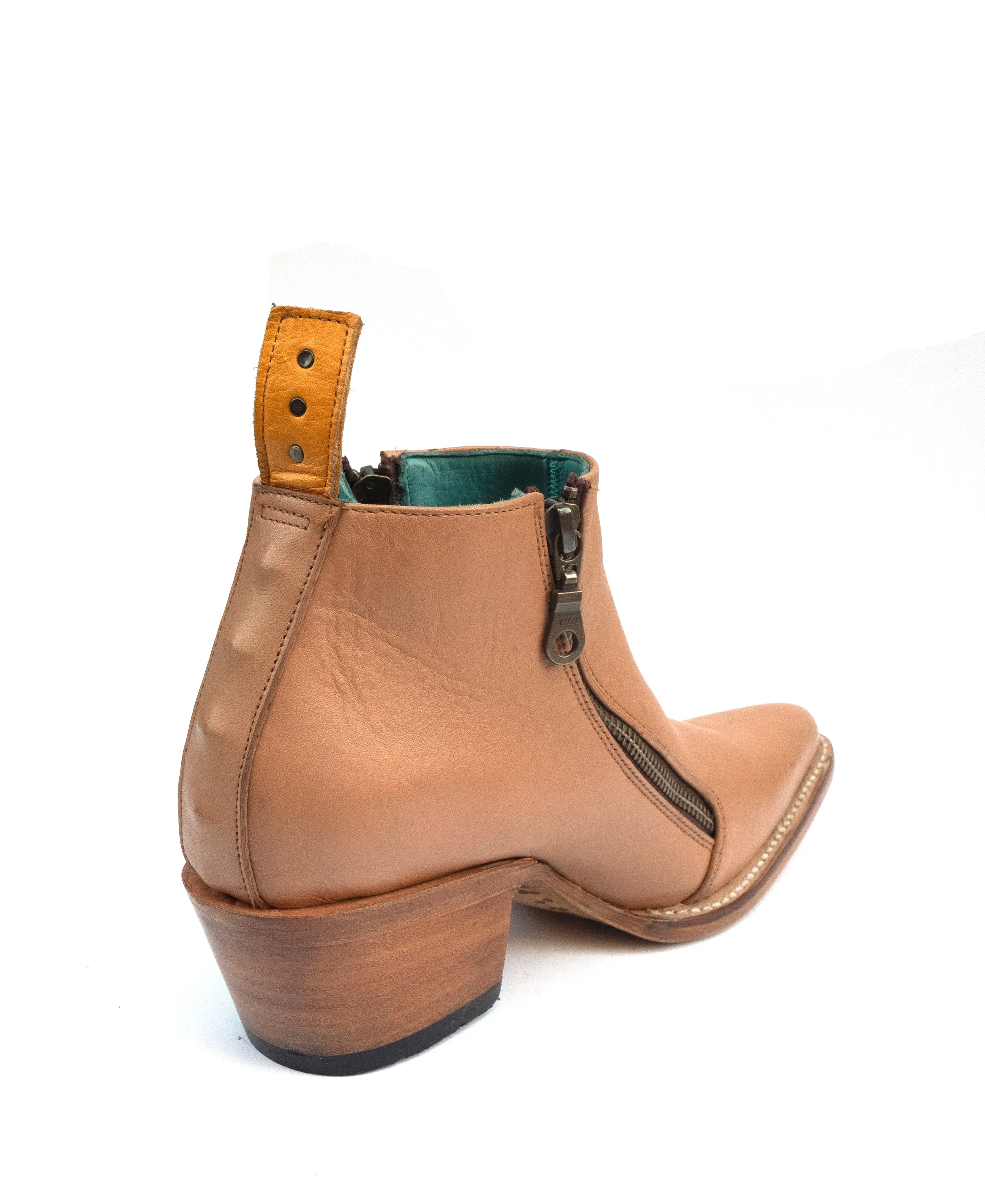 No.2005 FREEWAY ankle zip boot Clay