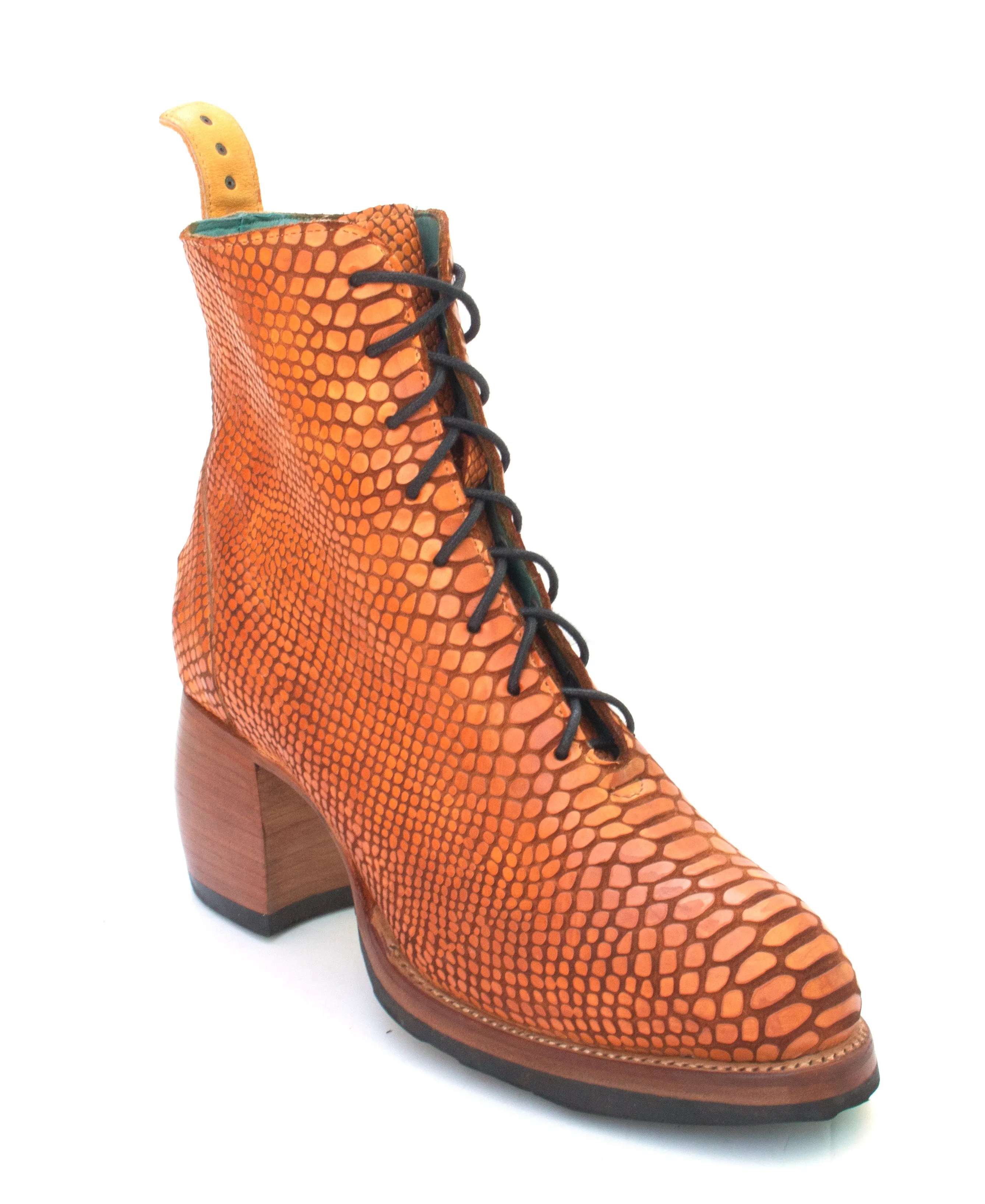 No.2036 MOTORWAY ankle lace-up boot Deep Prairie